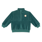 Zip Sweater in Teal