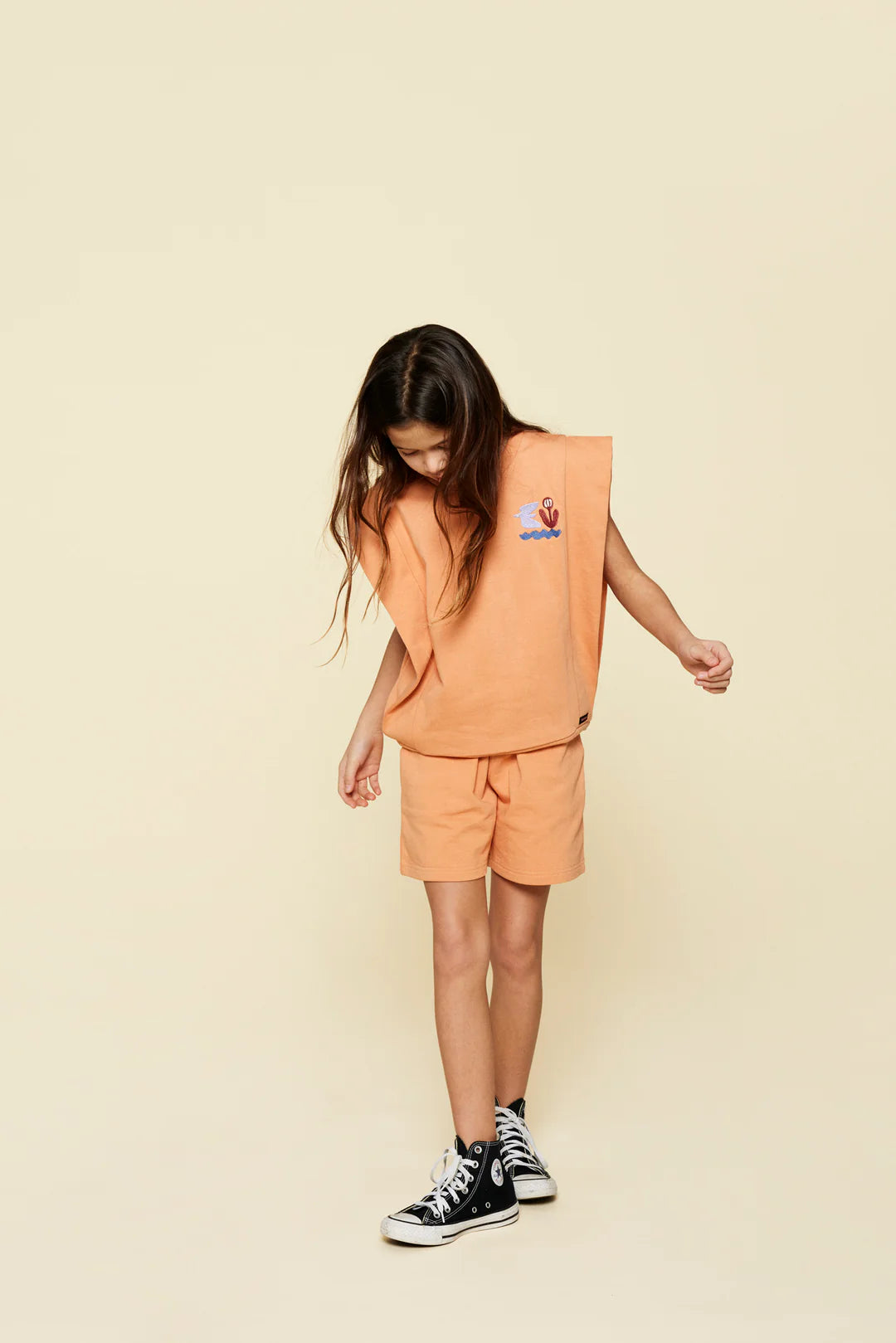 Anne-Sofie Blouse in Peach Nougat