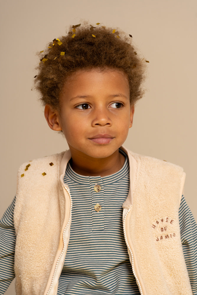 Plush Body-Warmer in Oatmeal