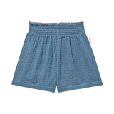 Girls Muslin Shorts – Indigo
