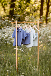 Muslin Bermuda – Indigo