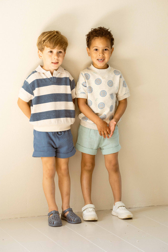 Muslin Bermuda – Indigo