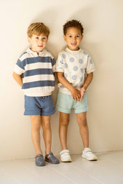 Muslin Bermuda – Indigo