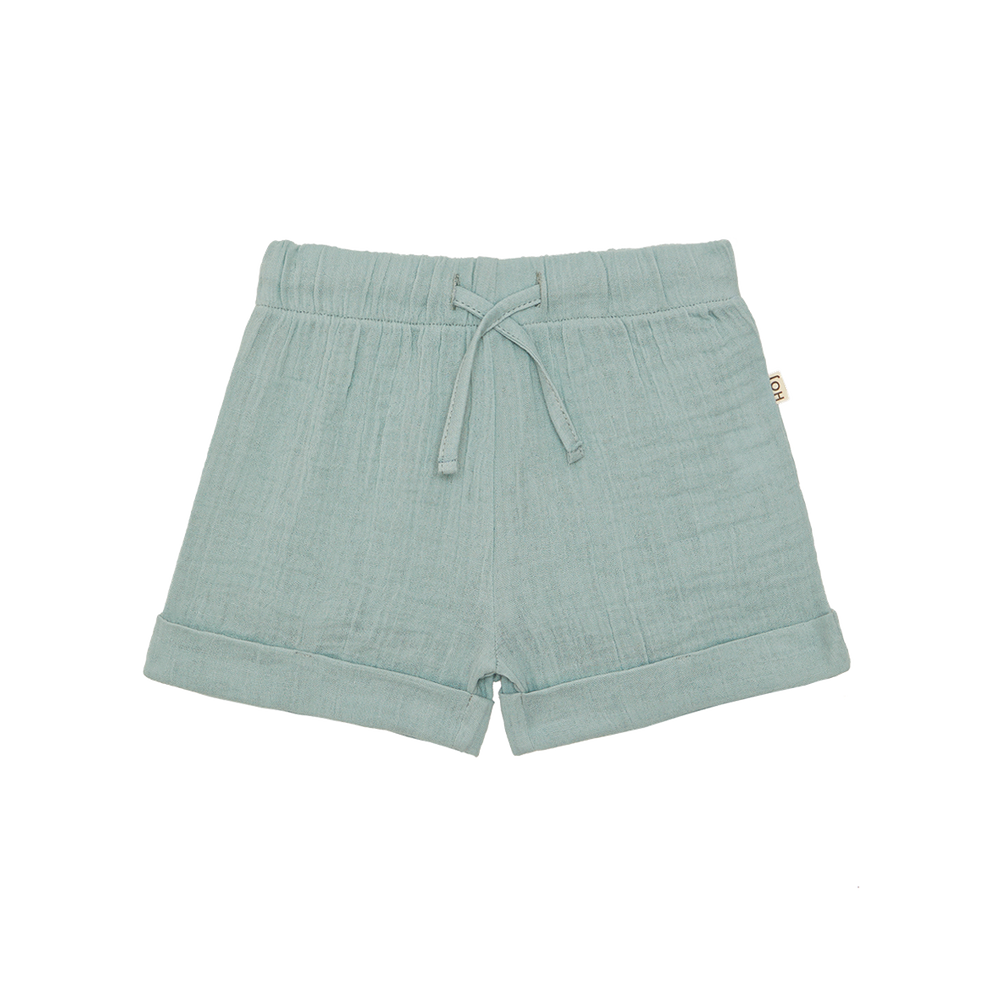 Muslin Bermuda – Mint