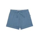 Muslin Bermuda – Indigo
