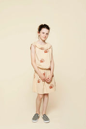 Daisy Top in Frappé Print