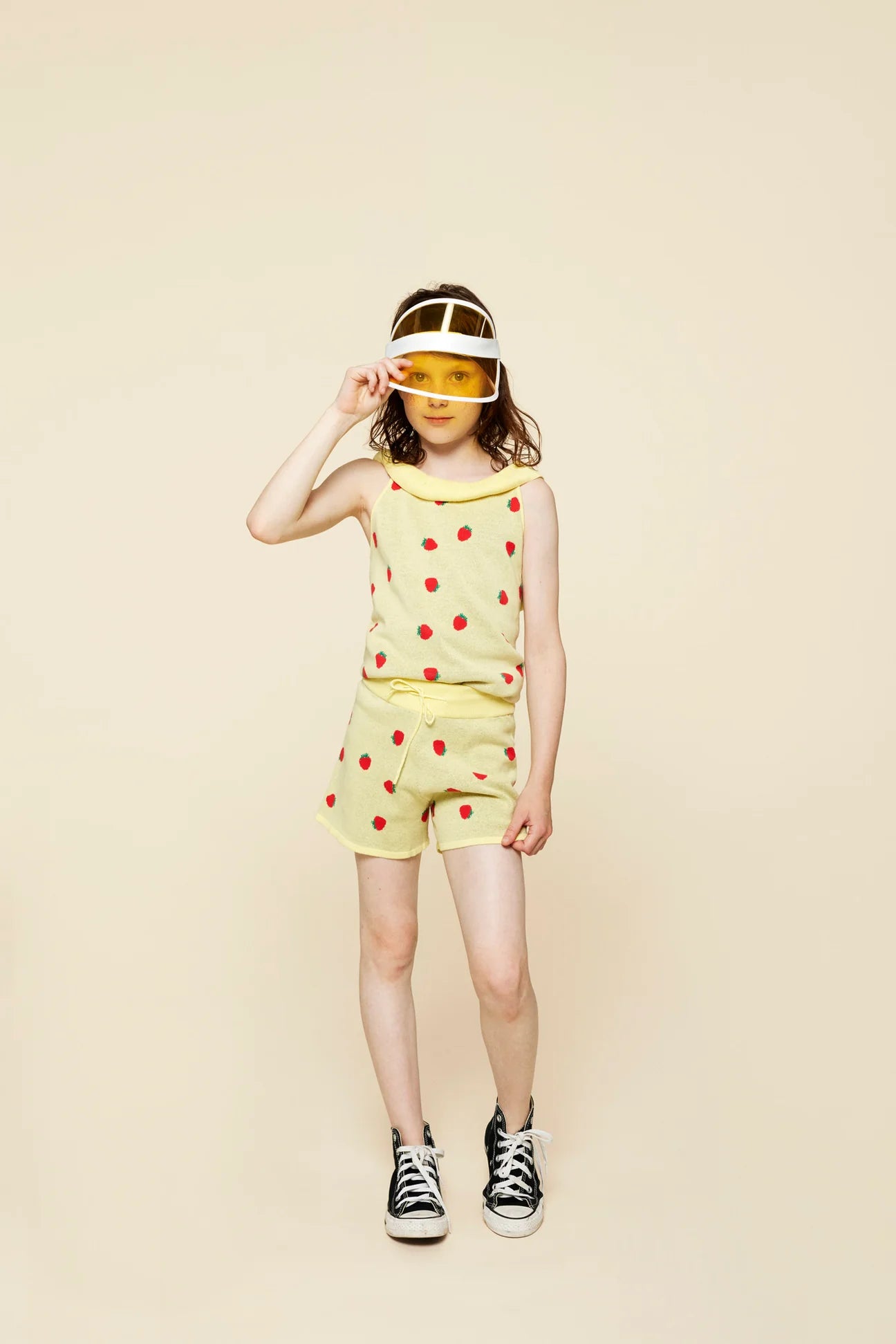 Daisy Top in Strawberry Artwork