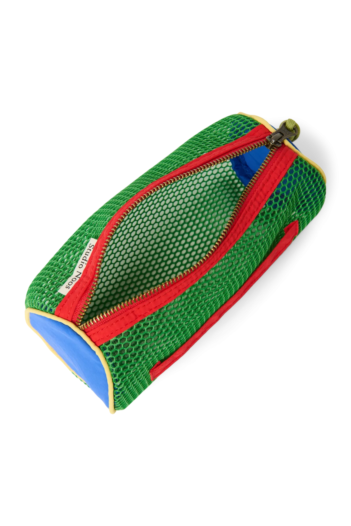 Patchwork Pencil Case - Fiery Red