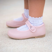White Openwork Socks