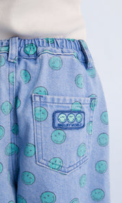 Smiley Denim Pants