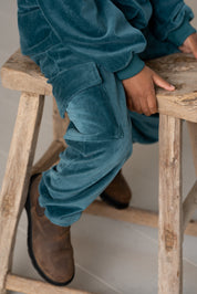 Cargo Pants in Teal