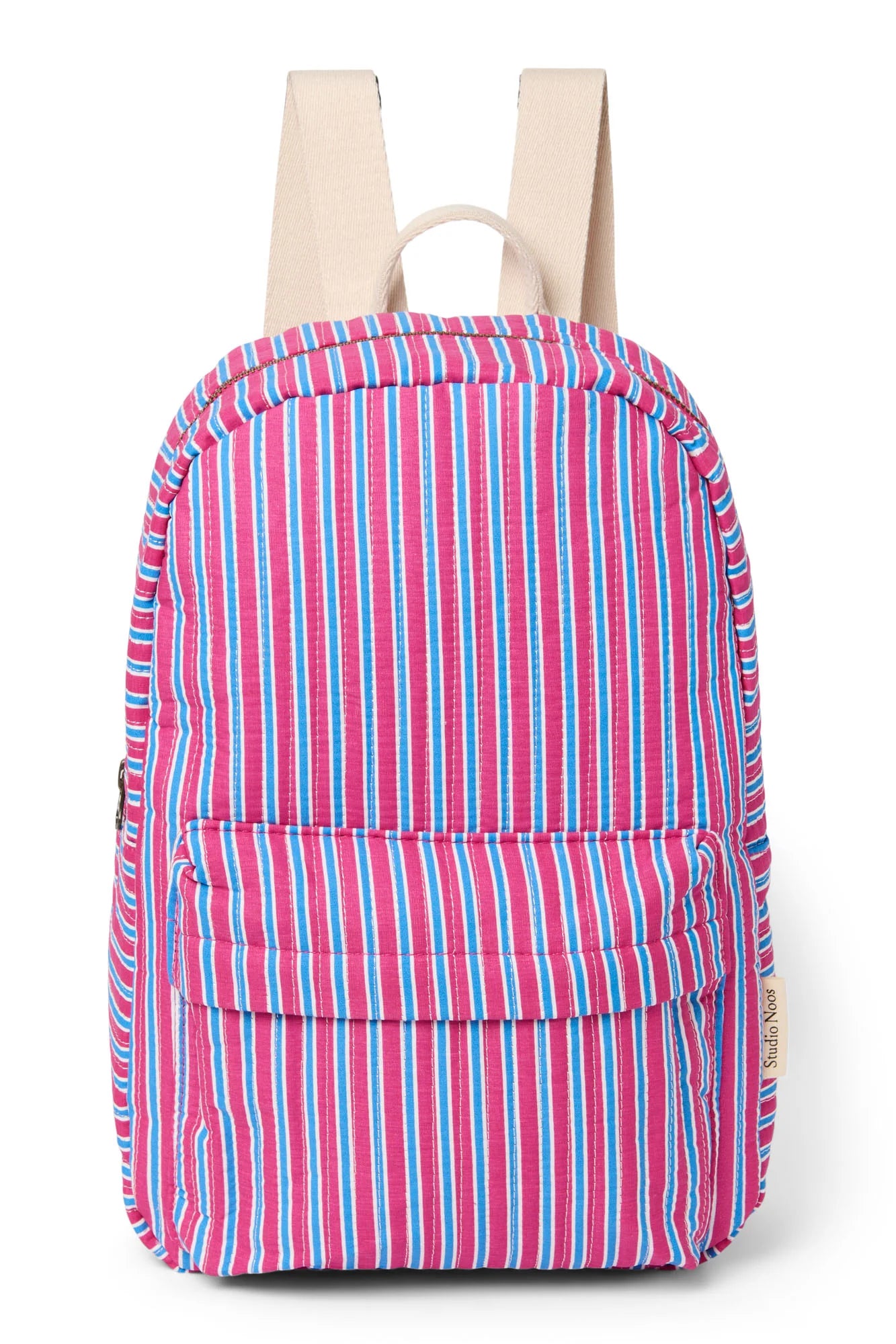 Poplin Striped Midi Backpack