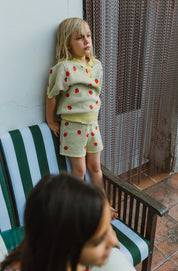 Andie Shorts in Strawberry Artwork
