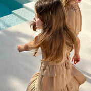 Muslin Tie on Shoulder Dress