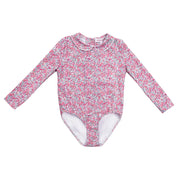 Peter Pan Collar LS Swimsuit - Wiltshire Bud