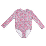 Peter Pan Collar LS Swimsuit - Wiltshire Bud