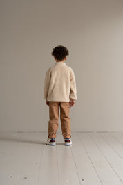 Zip Sweater in Oatmeal