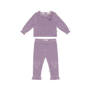 Baby Frill Collar Jumper & Leggings Set