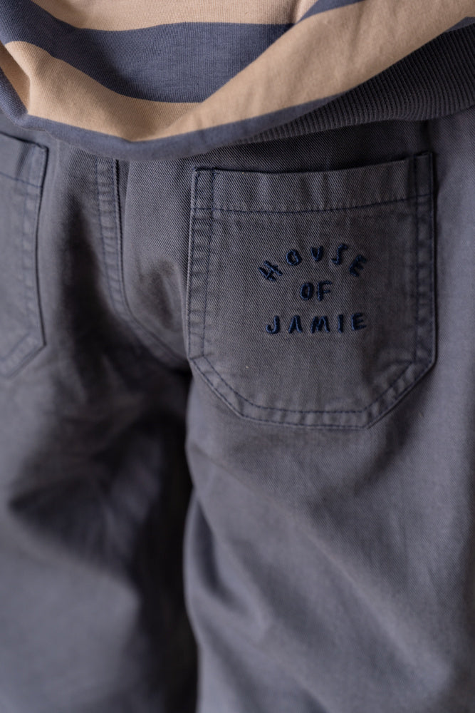 Twill Chino in Chalk Blue
