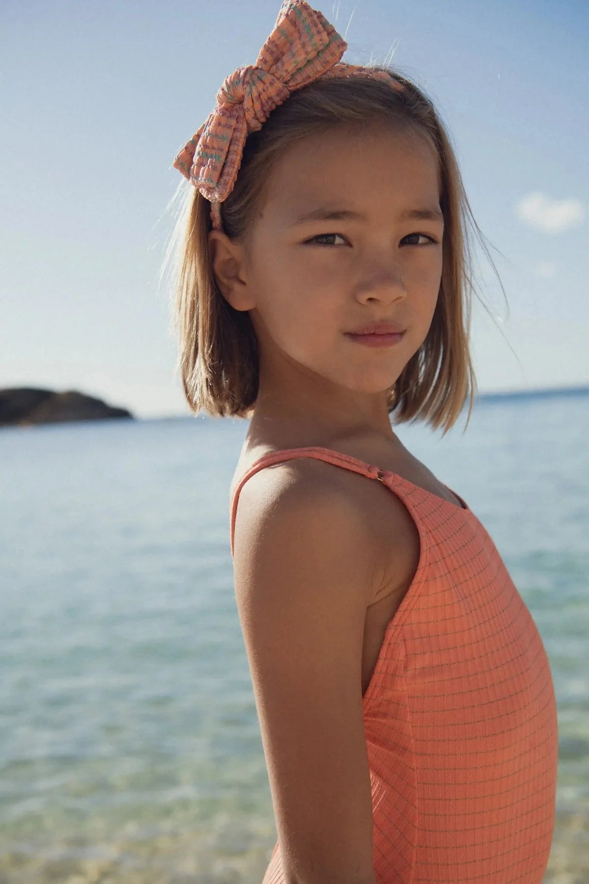 Calypso One-Piece Swimsuit - Neon Coral