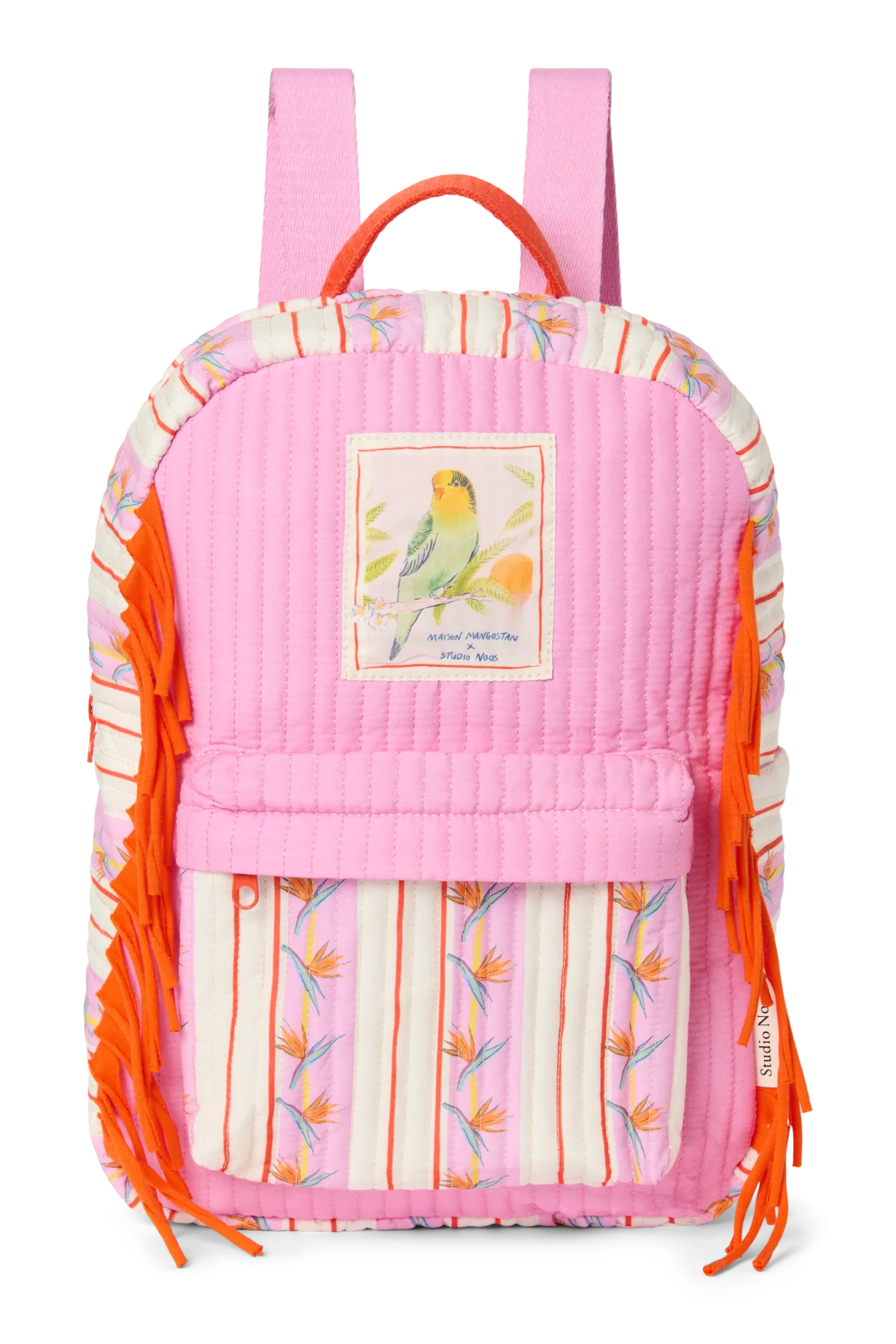 Maison Mangostan X SN Pouch Midi Backpack - Birds