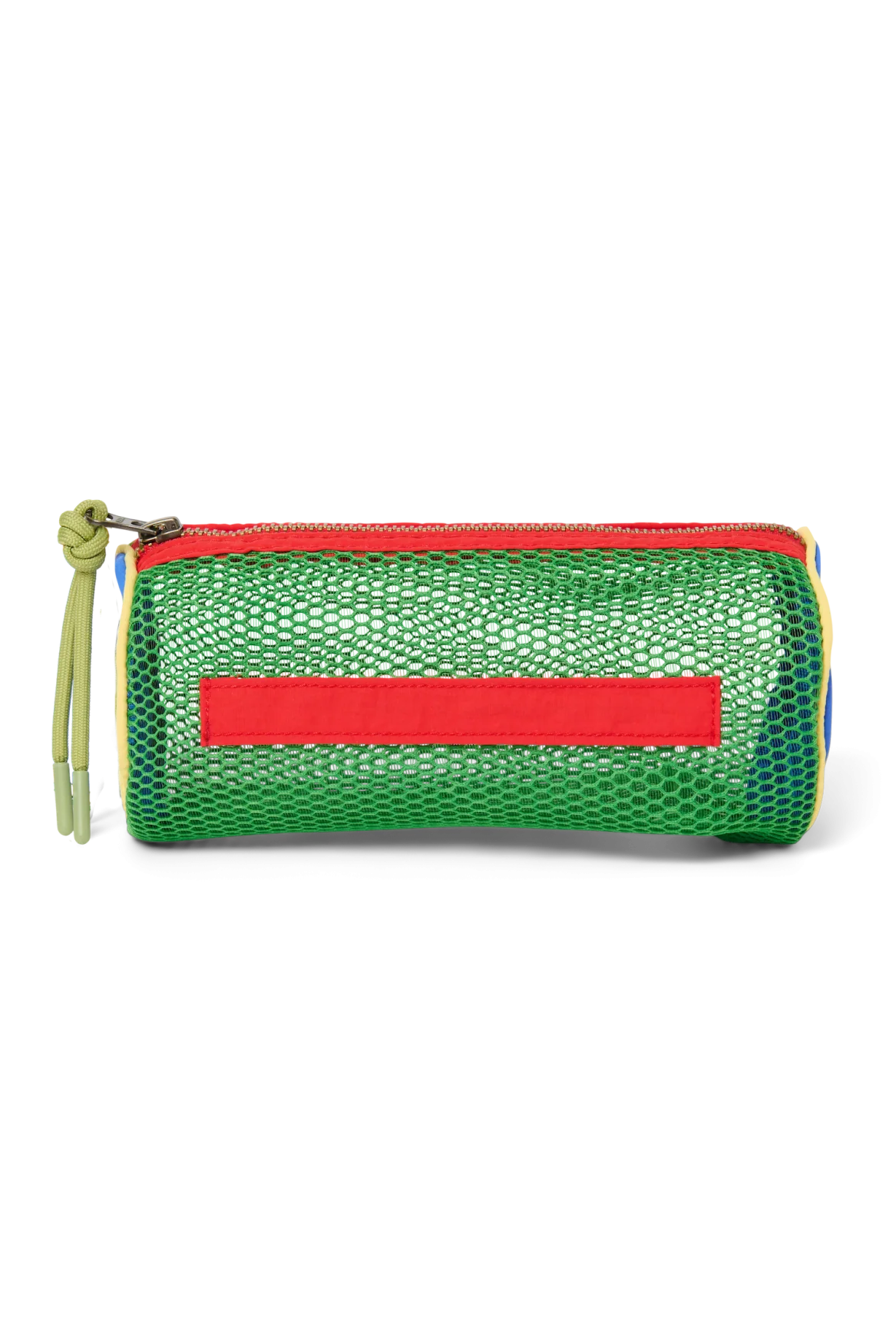 Patchwork Pencil Case - Fiery Red