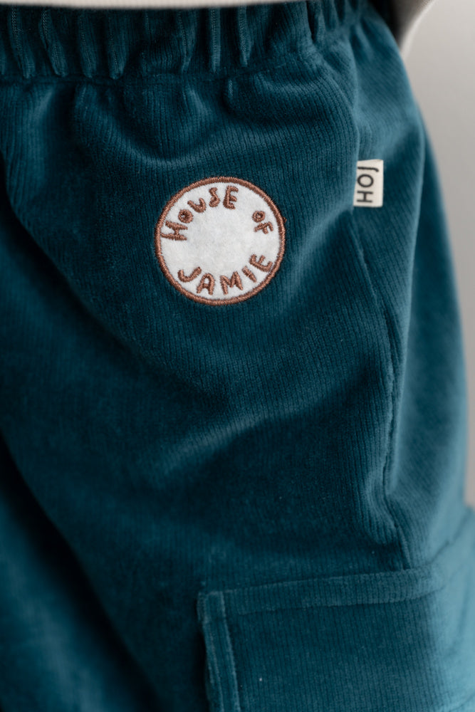 Cargo Pants in Teal