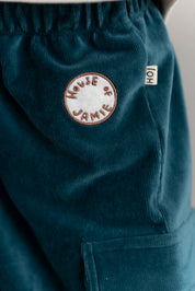 Cargo Pants in Teal