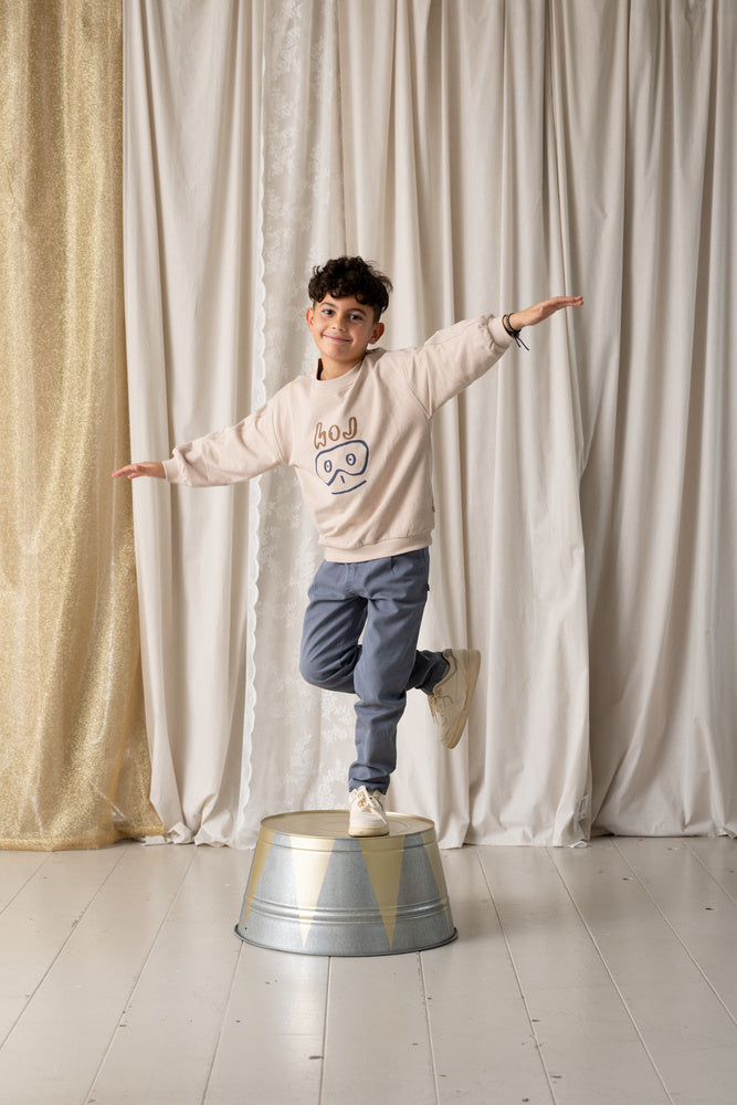 Sweatshirt in French Grey