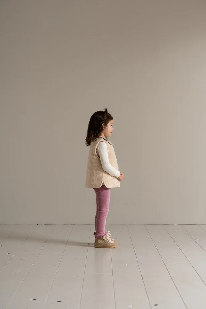 Frill Leggings in Misty Orchid