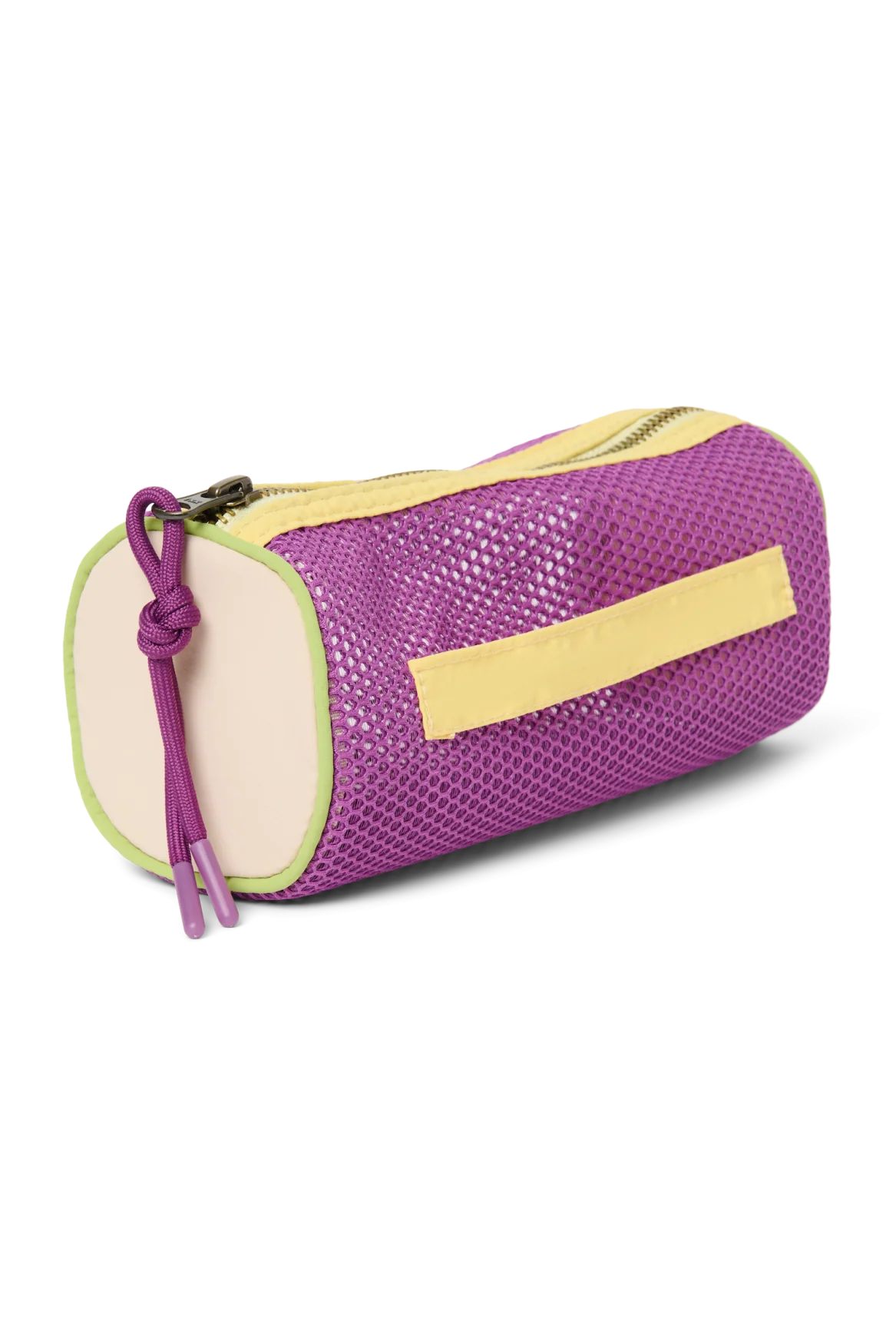 Patchwork Pencil Case - Bright Pink