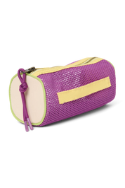 Patchwork Pencil Case - Bright Pink