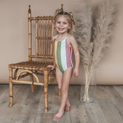 Multi Stripe Swimsuit - Multicolor
