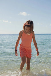 Calypso One-Piece Swimsuit - Neon Coral