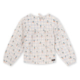 Merrie Blouse in Cashmere Print