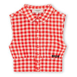 Silla Shirt in Poppy Check