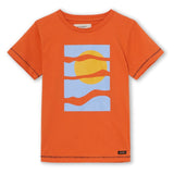 Sky T-Shirt in Apricot Orange