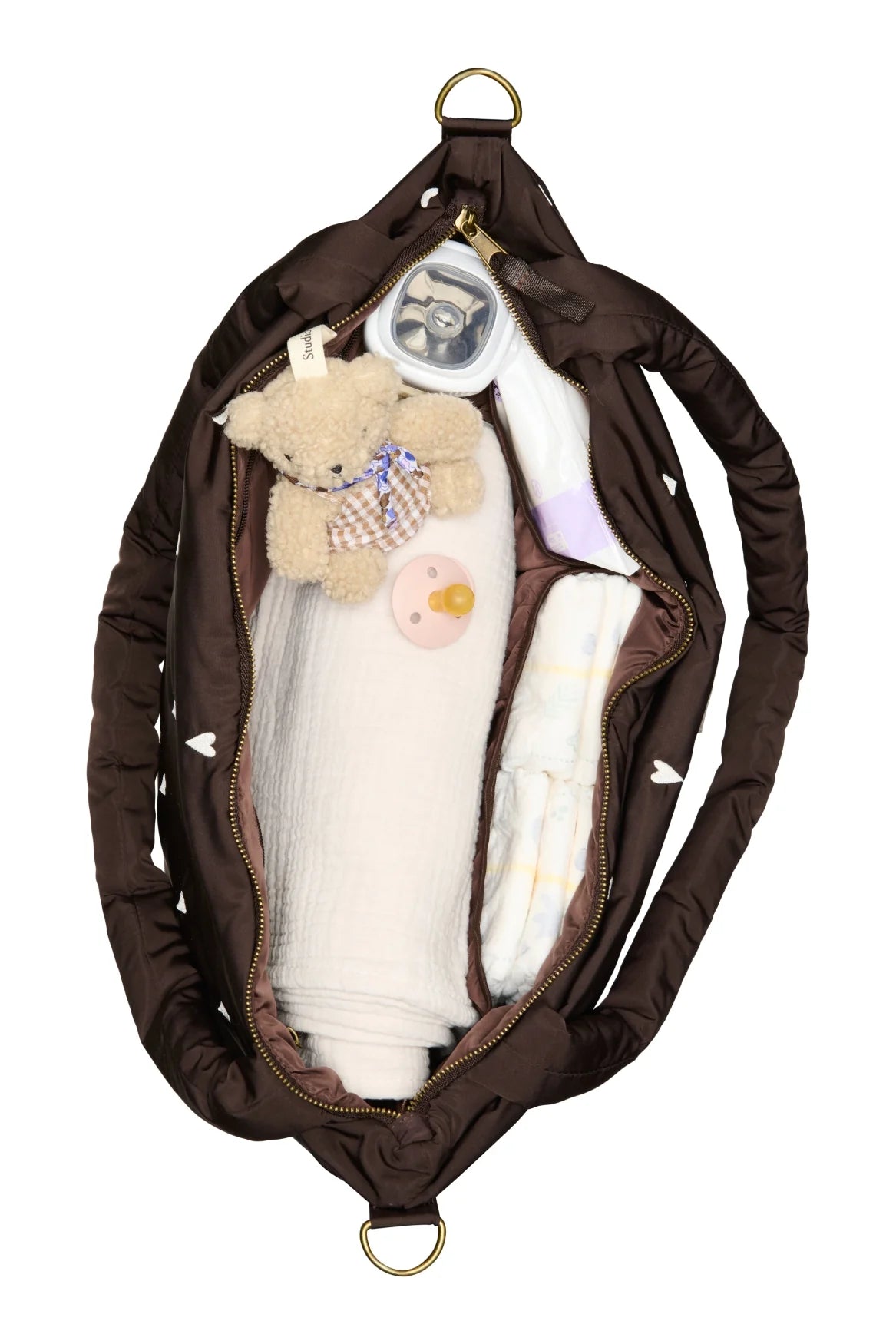Puffy Heart Diaper Bag