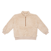 Zip Sweater in Oatmeal