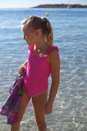 Bora Bora One-Piece Swimsuit in Fuchsia