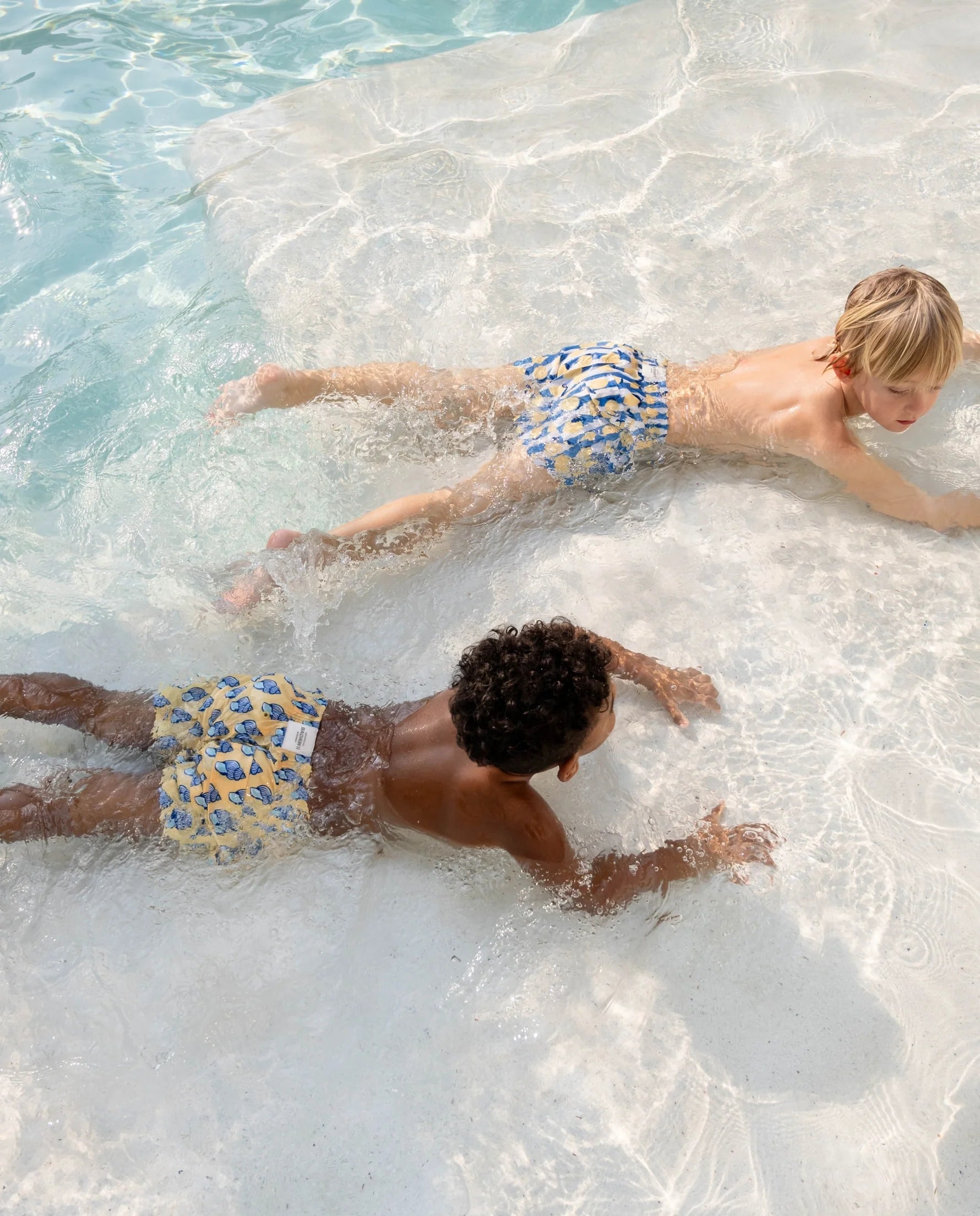 Limoncello Stripes Swim Shorts