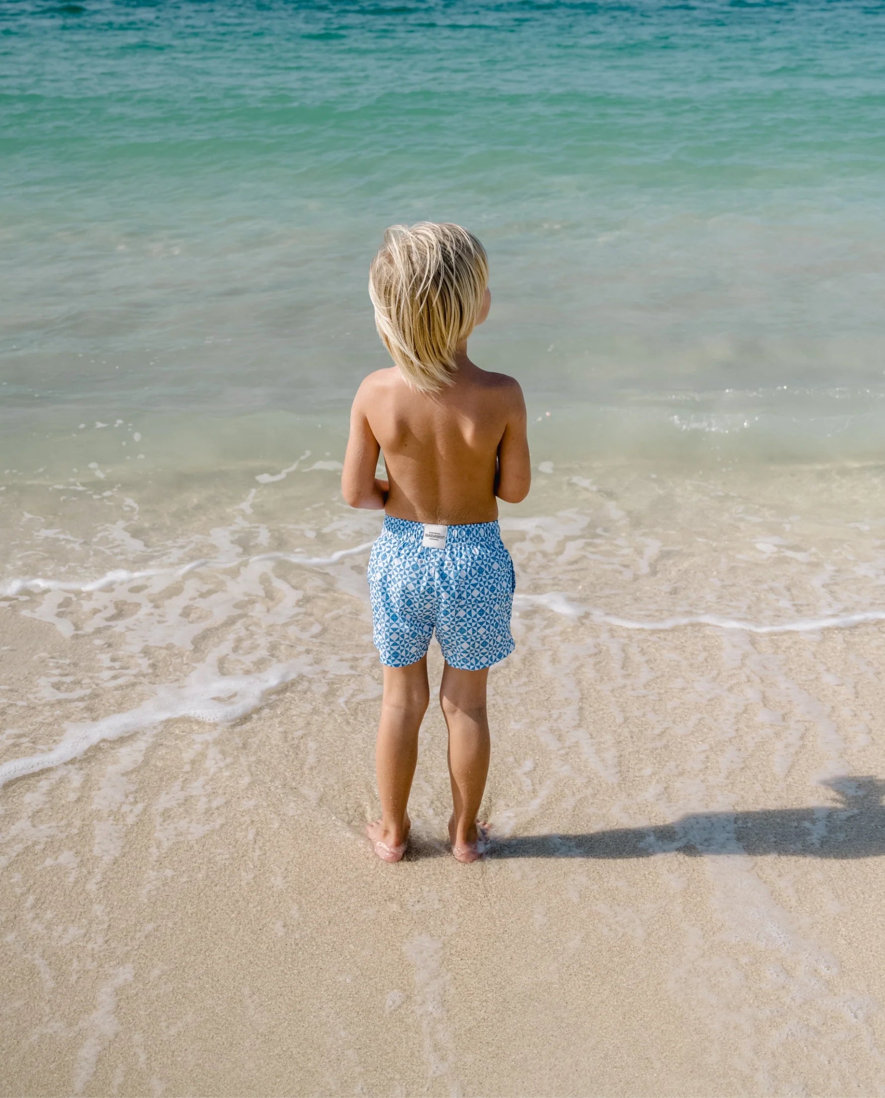 Mediterranean Tiles Swim Shorts