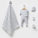 Baby Blue Pima Tricot Set