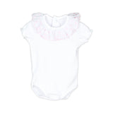 Baby Girl Onesie with Ruffle Detail – Rose