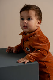Pocket Overall in Warm Bronze