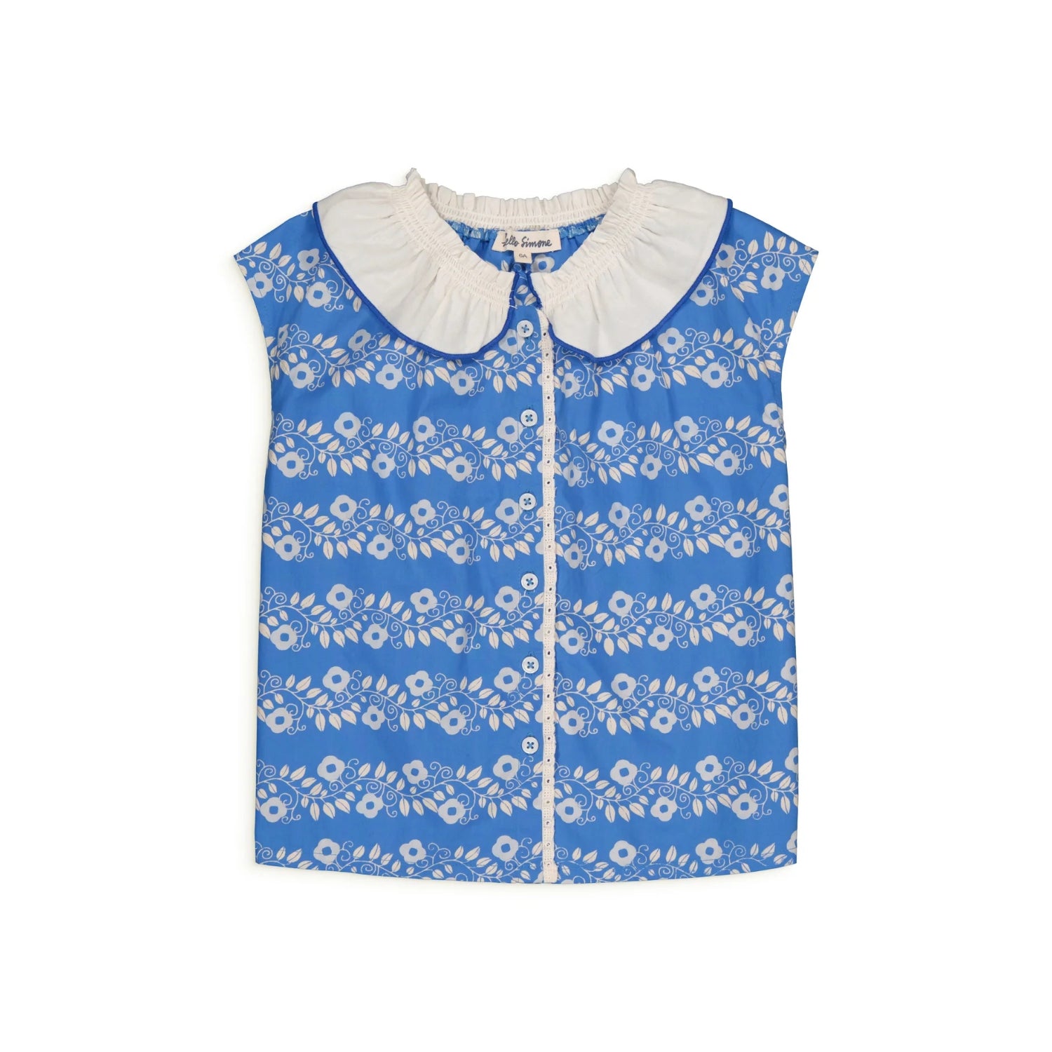 Camille Blouse in Farandole Blue