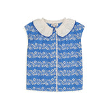 Camille Blouse in Farandole Blue