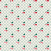 Cherries Squares Baby Swim Set (T-Shirt & Bikini)