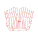 Lurex Cover Up with Pompons – Pink & Gold