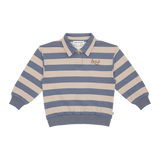 POLO Sweatshirt in Chalk Blue Stripes